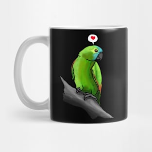 Cute parrot show some love to everyone Mug